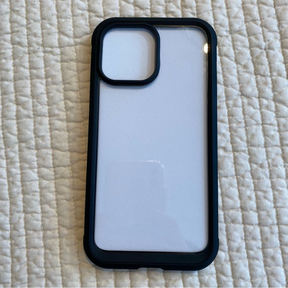 New Miracase Glass Case for iPhone 13 Pro Max 6.7 inch Clear/Black In Box - Picture 5 of 15